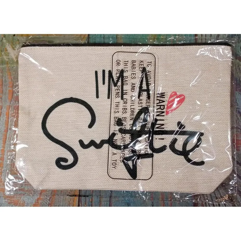 I'm A Swiftie Canvas Cosmetic Bag with Zipper‎